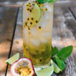 Tropical Cocktails - Passion Fruit Mojitos