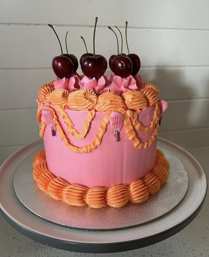 Vintage Cakes - cherry cake