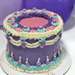 Vintage Cakes - purple old school