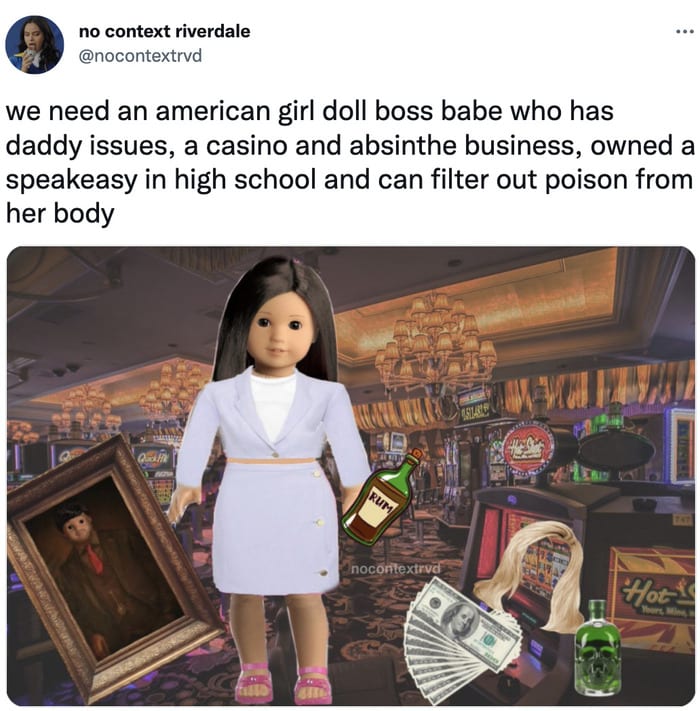 American Girl Doll Meme - riverdale