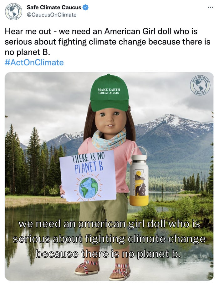 American Girl Doll Meme - climate change
