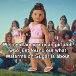 American Girl Doll Meme - watermelon sugar