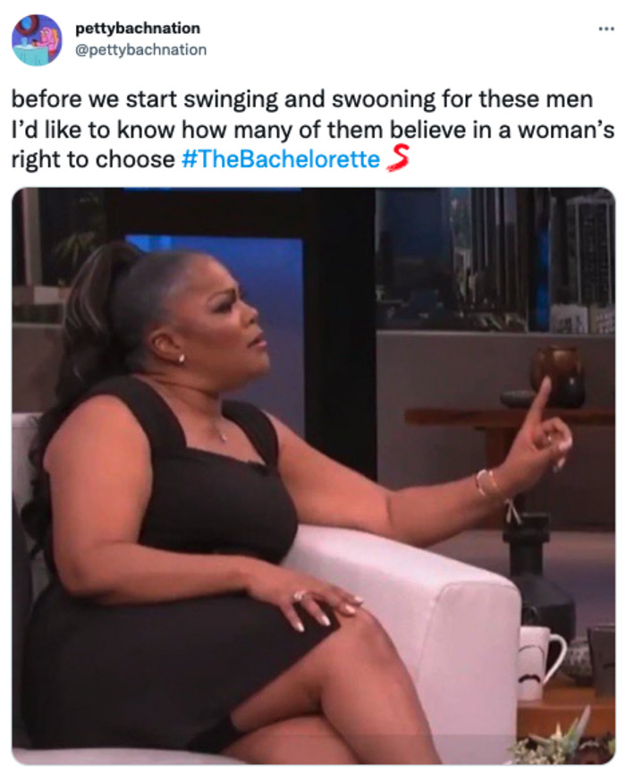Bachelorette 2022 Memes - right to choose