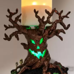 Bath and Body Works Halloween 2022 - glowing tree candle holder