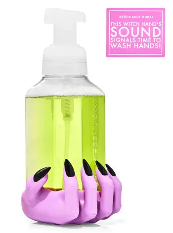 Bath and Body Works Halloween 2022 - witch hand soap noise holder
