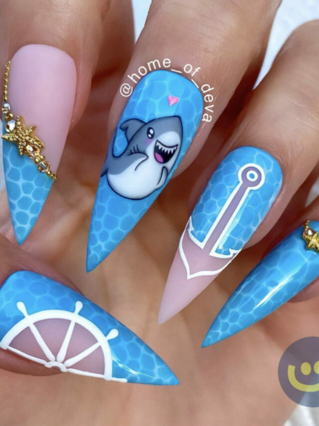 25 Pretty Ocean-Inspired Nails