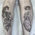 Famous Art Tattoos - Mucha’s ladies