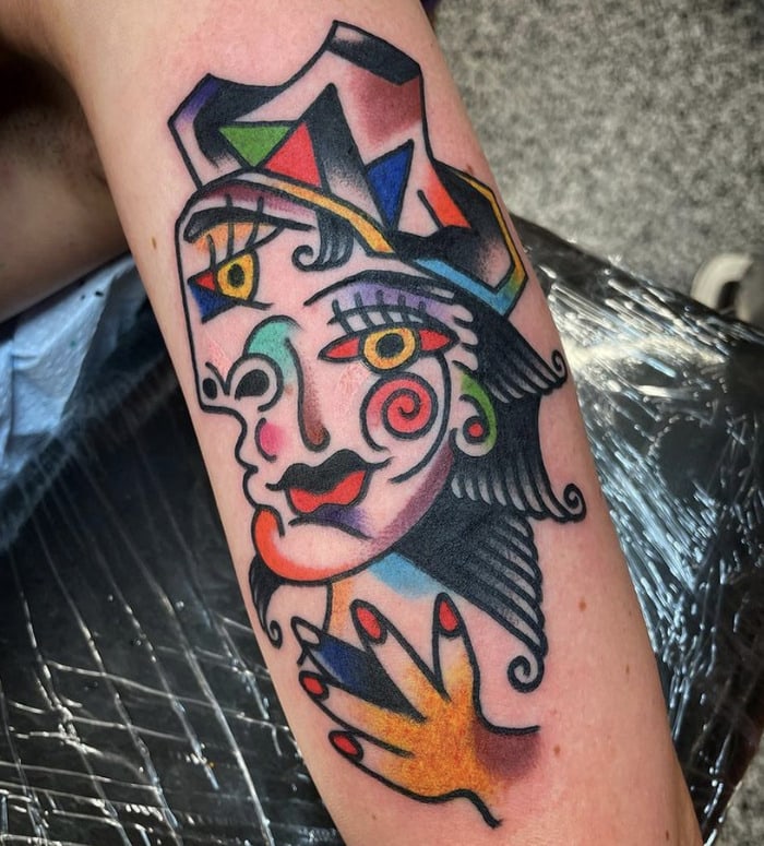 Famous Art Tattoos - Picasso Faces
