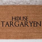 House of Dragon gifts - House Targaryen door mat
