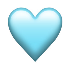 New Emojis 2022-2023 - light blue heart