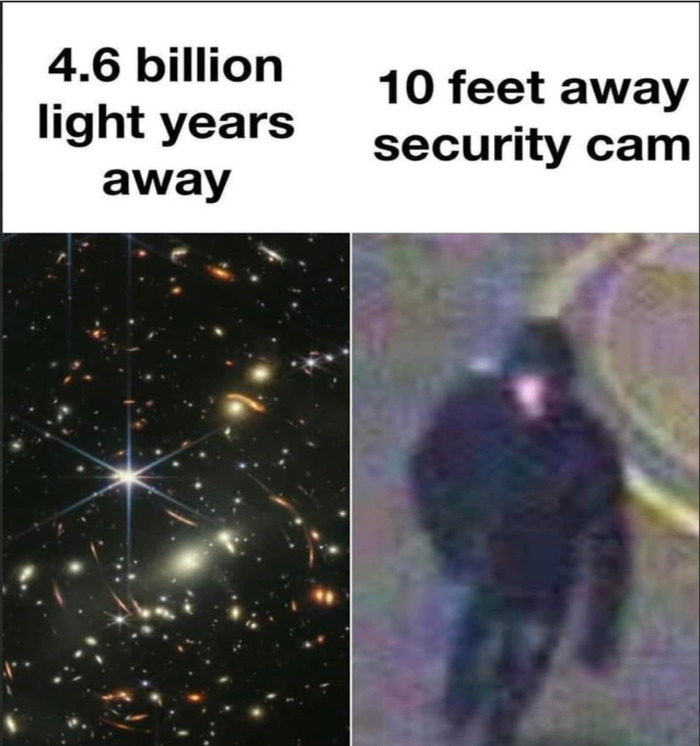 Webb Telescope Memes Tweets - security cam