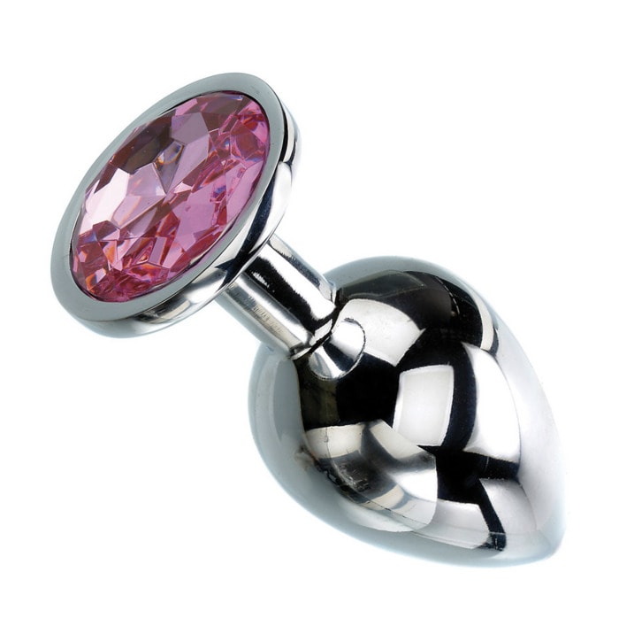 Best Butt Plugs - Stainless Steel Pink Gem
