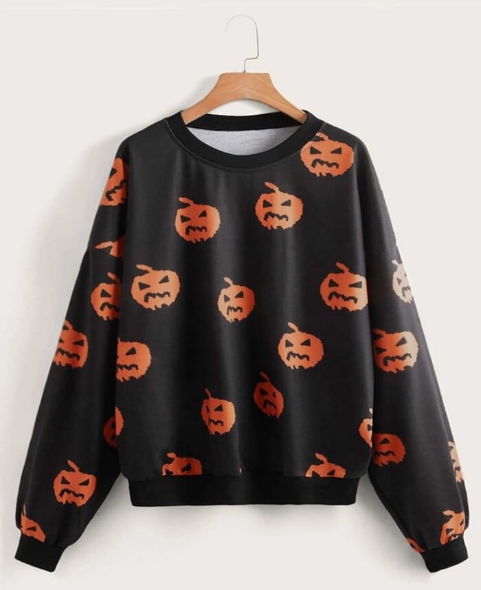 Best Halloween Sweaters - Pumpkin Sweater