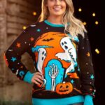 Best Halloween Sweaters - Neon Halloween Sweater