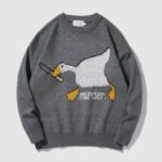 Best Halloween Sweaters - Murder Goose