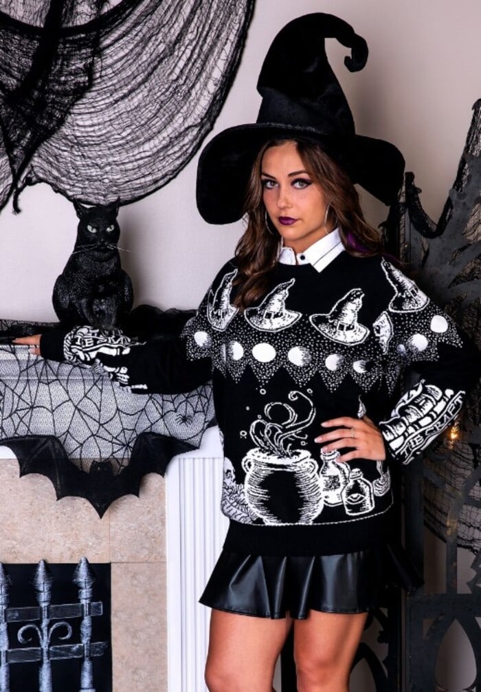 Best Halloween Sweaters - Cauldron