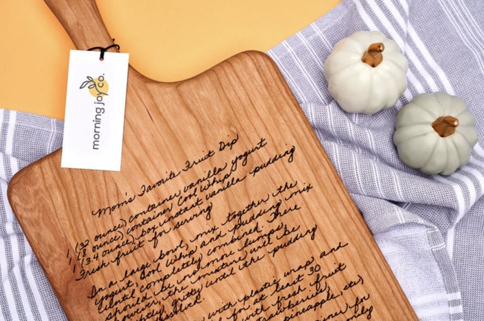Black-Owned Etsy Shops - Morning Joy Co Cutting Board