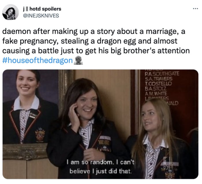 Daemon Targaryen Tweets Memes - made up story egg