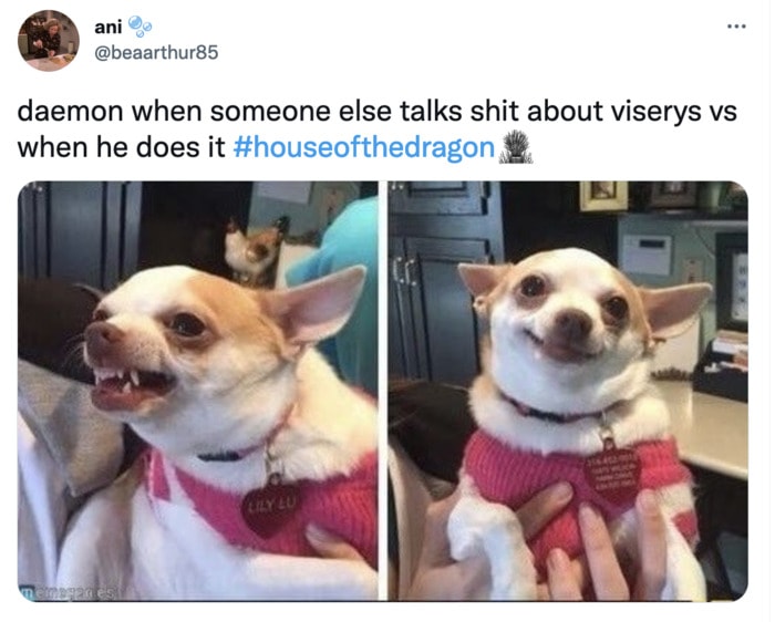 Daemon Targaryen Tweets Memes - brother viserys dog growling