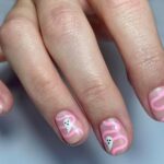 Fall Nail Art - Spooky Swirls
