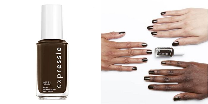 Fall Nail Colors 2022 - Essie Expressie Take the Espresso