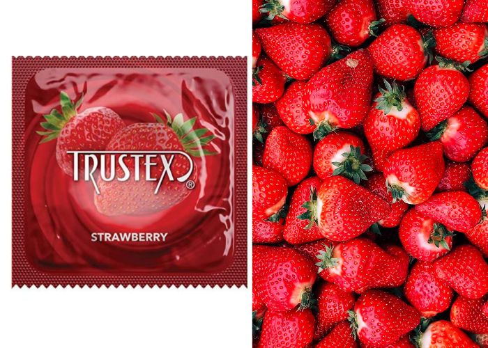 Flavored Condoms - Trustex Strawberry
