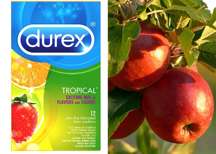 Flavored Condoms - Durex Apple