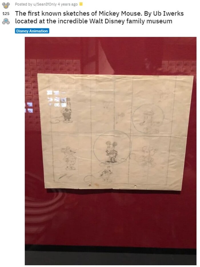 Fun Facts - Mickey Mouse sketch