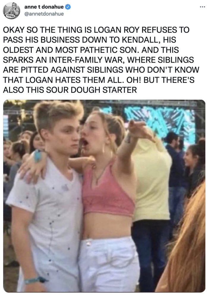 Girl Explaining Memes - succession