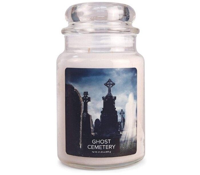 Halloween Candles - Ghost Cemetery Village Candle