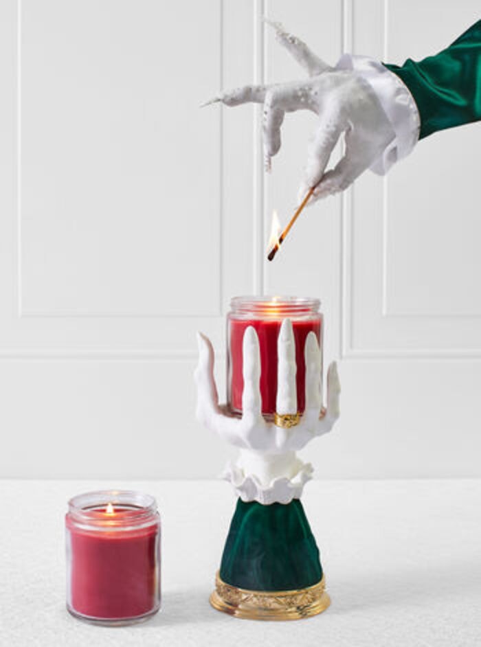 Halloween Candles - Witch Hand Candle Pedestal