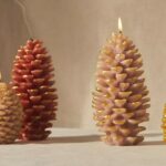 Halloween Candles - Pinecone Candle