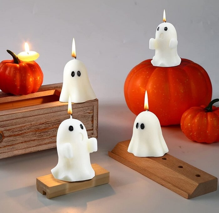 Halloween Candles - Ghost Halloween Candles