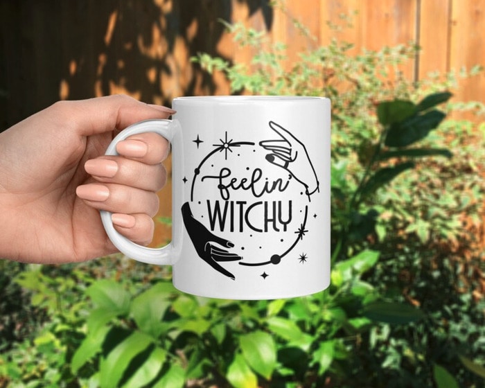Halloween Coffee Mugs - feelin' witchy