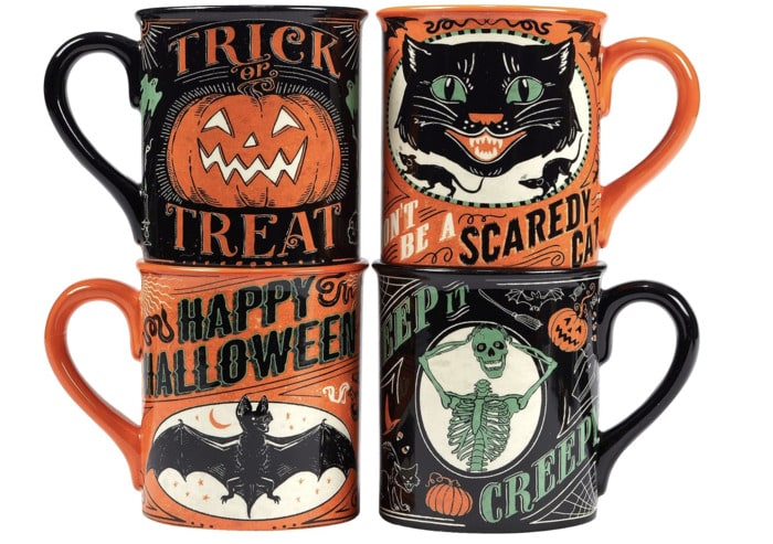 Halloween Coffee Mugs - Vintage Halloween