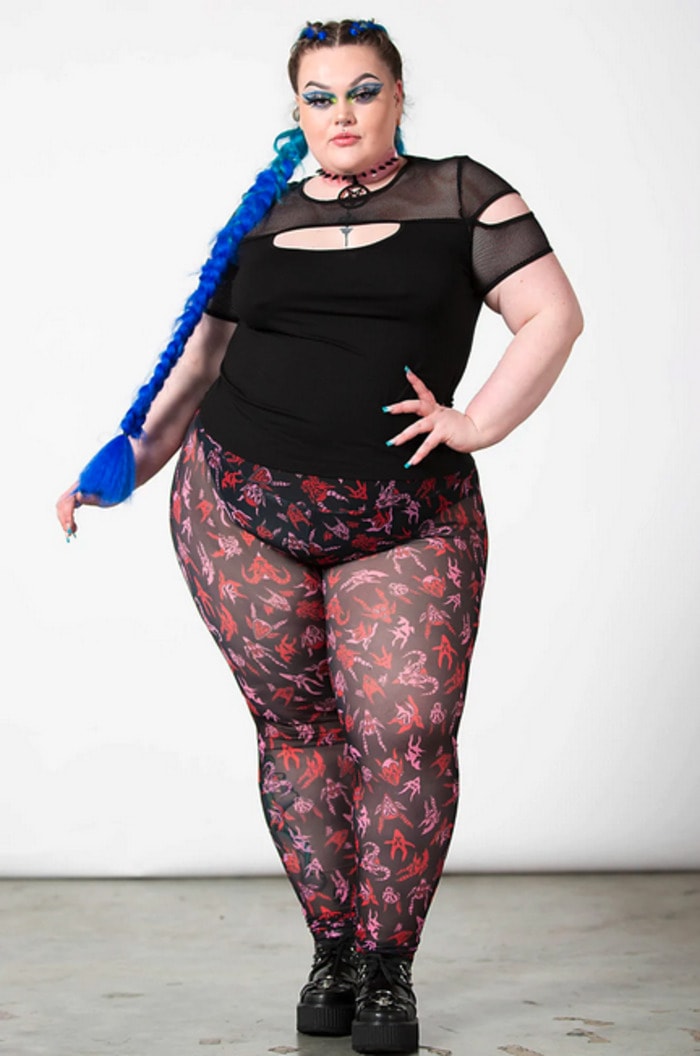 Halloween Leggings Ideas - deviled legs