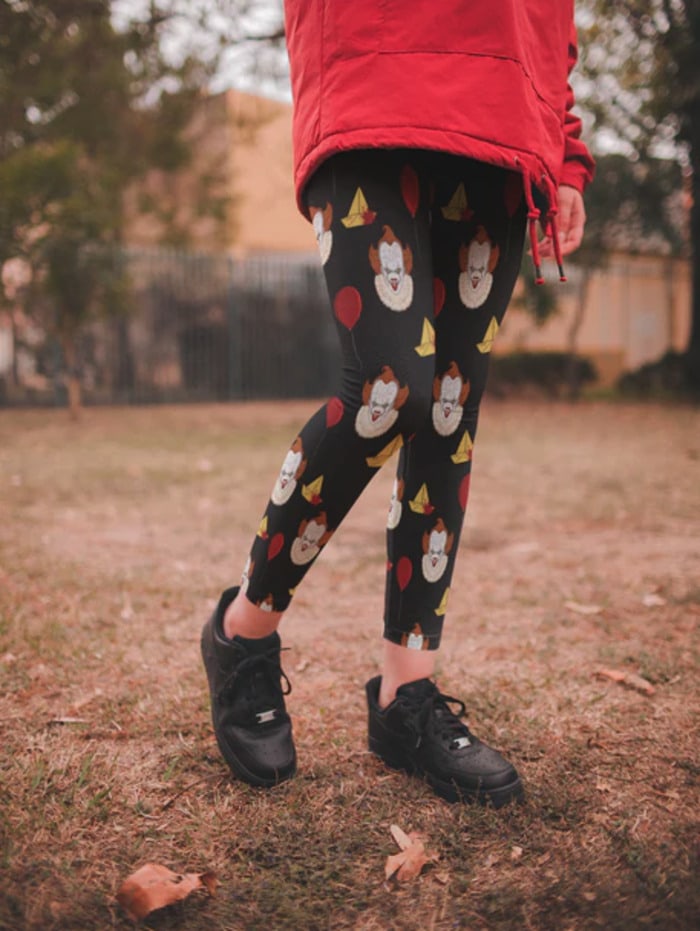Halloween Leggings Ideas - IT clown