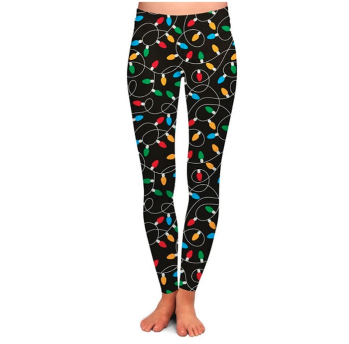 Halloween Leggings Ideas - Christmas lights
