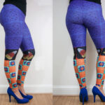 Halloween Leggings Ideas - crochet candy corn