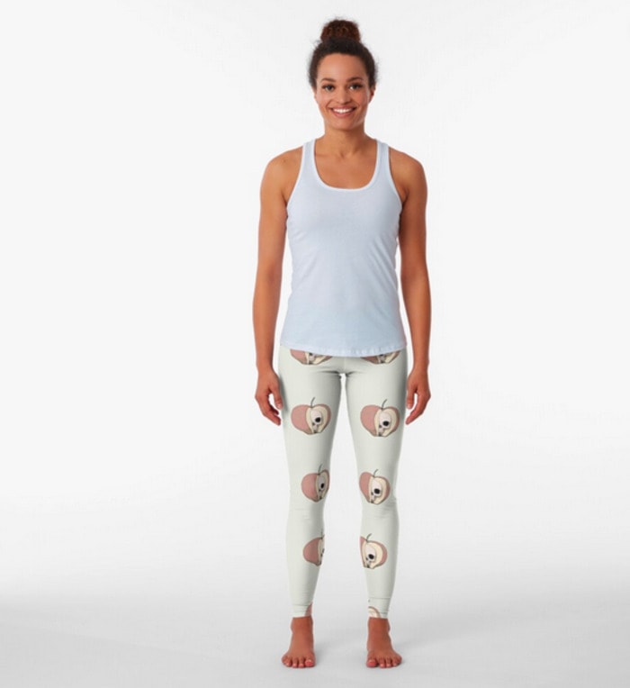 Halloween Leggings Ideas - Snow White apples