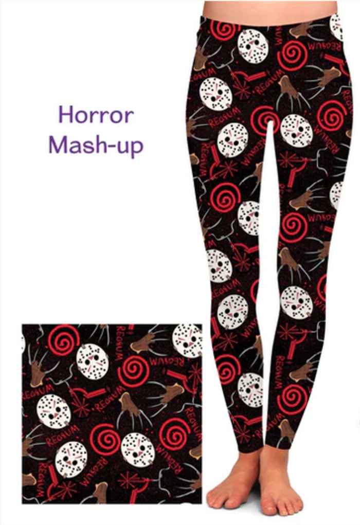 Halloween Leggings Ideas - horror mash-up