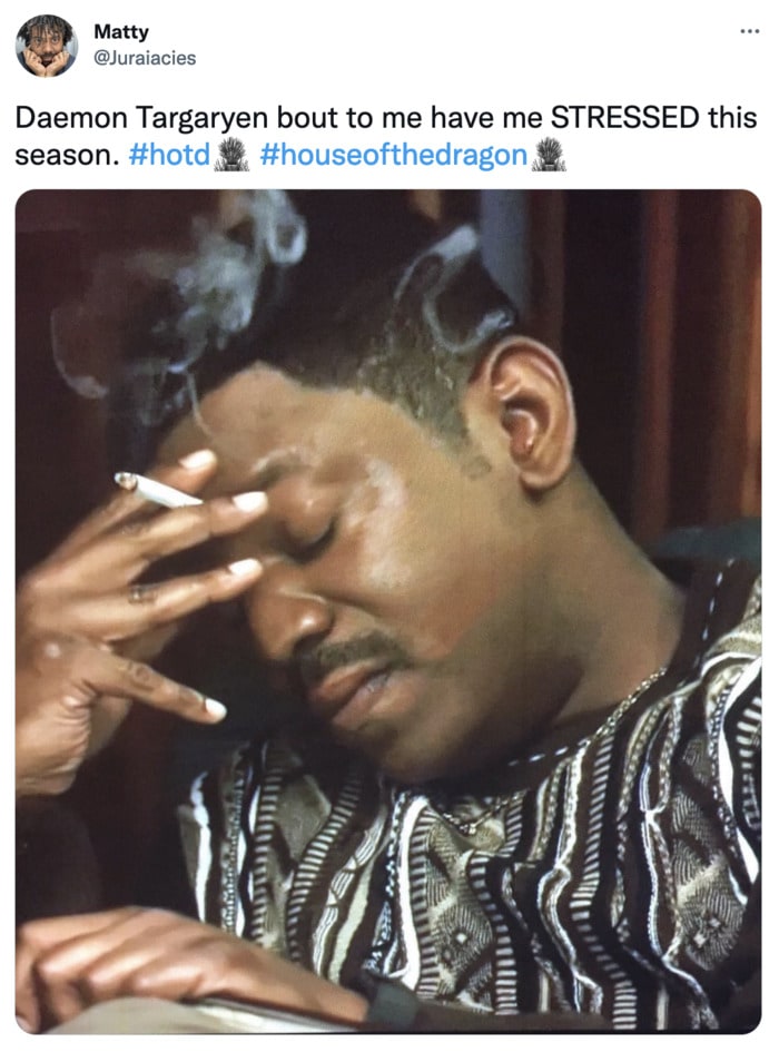 House of the Dragon Memes Premiere - Daemon stress