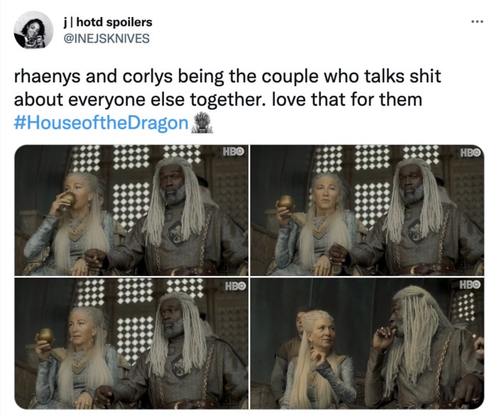 House of the Dragon Memes Tweets First Episode - power couple