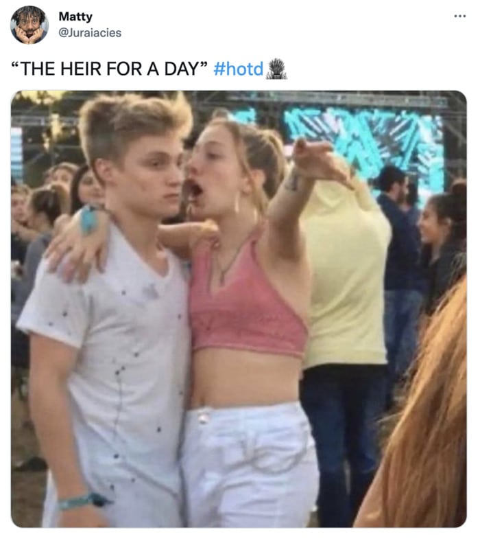 House of the Dragon Memes Tweets First Episode - girl shouting