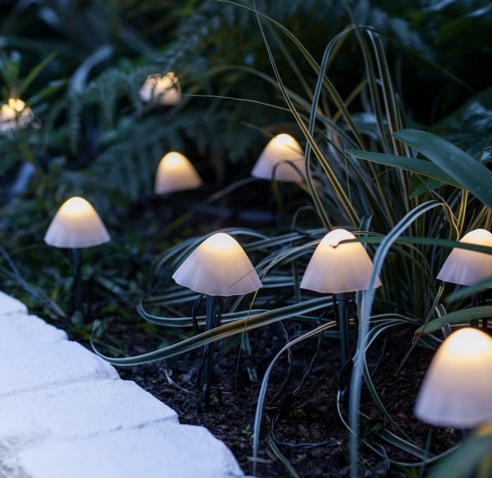 Mushroom Gifts - mini yard lights