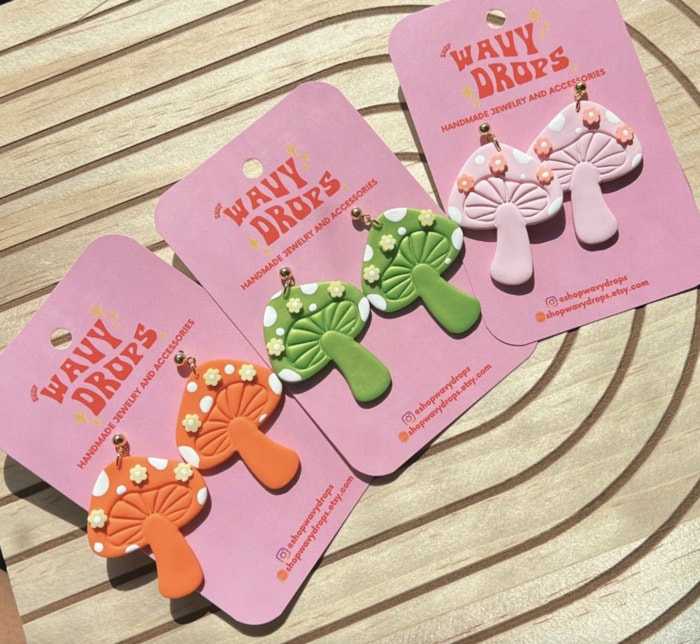 Mushroom Gifts - earrings