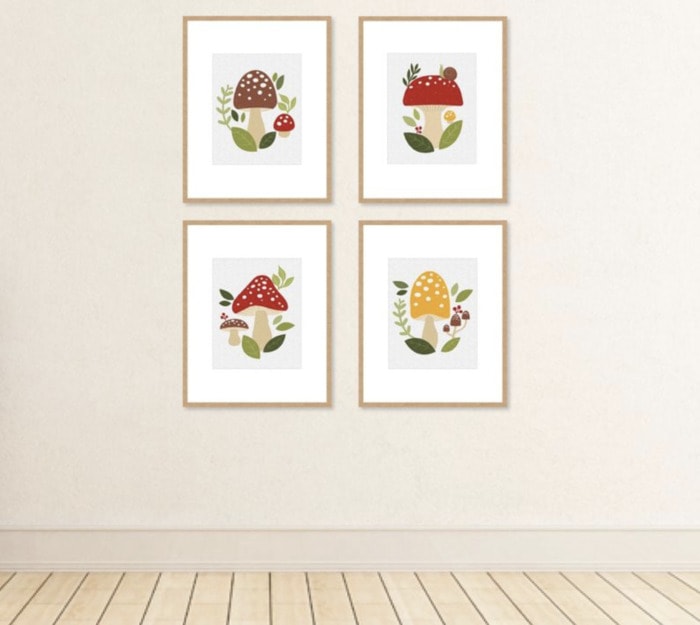Mushroom Gifts - wall art