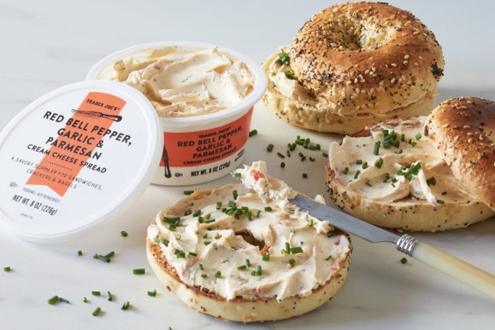 New at Trader Joe's August 2022 - Red Bell Pepper, Garlic, and Parmesan Cream Cheese Spread