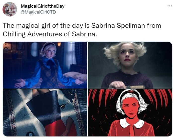 Shows About Witches - Sabrina Spellman from “Chilling Adventures of Sabrina”