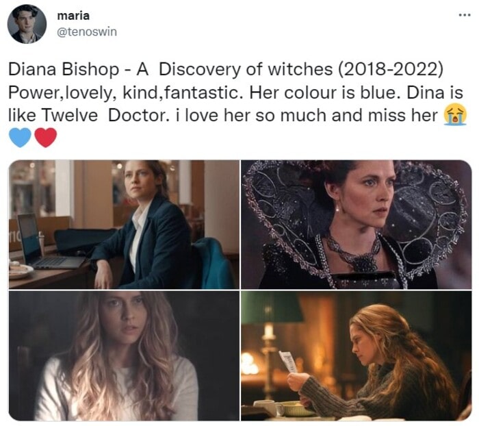 Shows About Witches - Diana Bishop from “A Discovery of Witches”